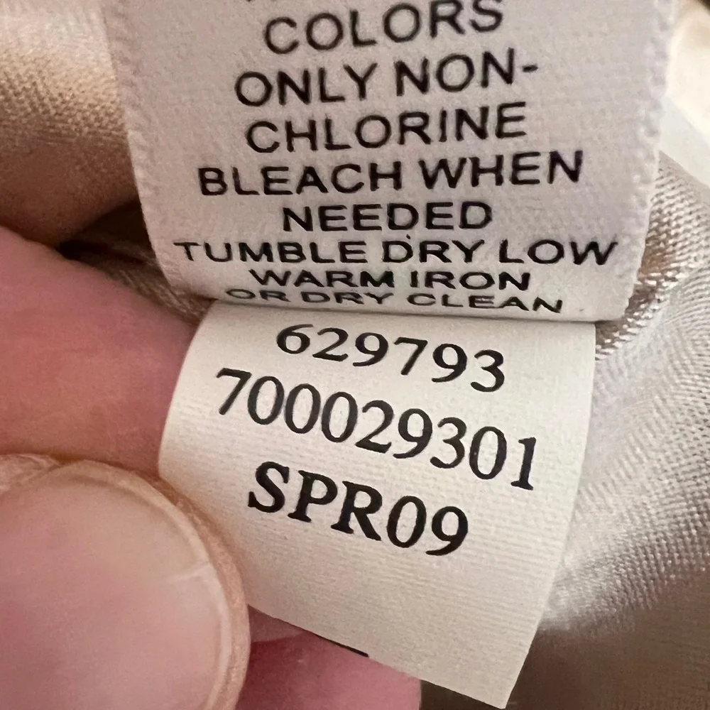 Banana Republic Womens Size XS Petites Trench Coat Champagne Belted Jacket - Picture 14 of 16